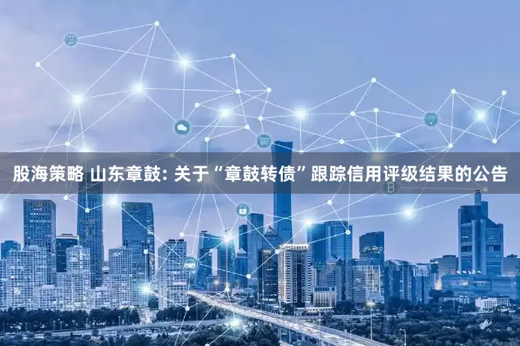 股海策略 山东章鼓: 关于“章鼓转债”跟踪信用评级结果的公告