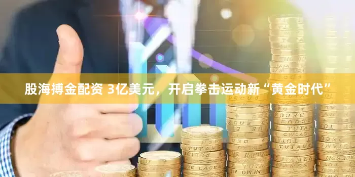 股海搏金配资 3亿美元，开启拳击运动新“黄金时代”