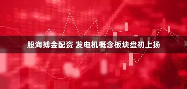 股海搏金配资 发电机概念板块盘初上扬